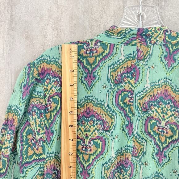 O’Neill Kimono Cardigan Women’s XS/S Open Front 3/4 Sleeve Beach Cover-Up Shirt - Picture 14 of 16